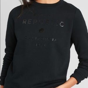Banana republic Black crew neck sweater